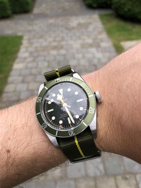 tudor black bay 58 harrods edition|tudor black bay green bezel.